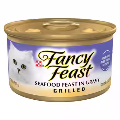 Fancy Feast Grilled Seafood Feast in Gravy