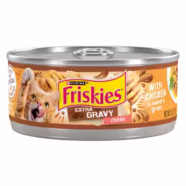Friskies Extra Gravy Chunky with Chicken in Savory Gravy
