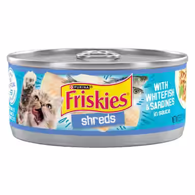Friskies Savory Shreds with Whitefish & Sardines in Sauce