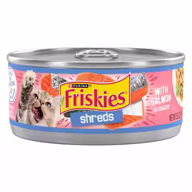 Friskies Savory Shreds with Salmon in Sauce