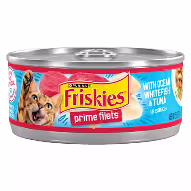 Friskies Prime Filets with Ocean Whitefish & Tuna in Sauce