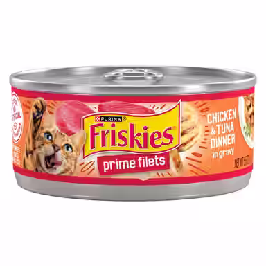 Friskies Prime Filets Chicken & Tuna Dinner in Gravy