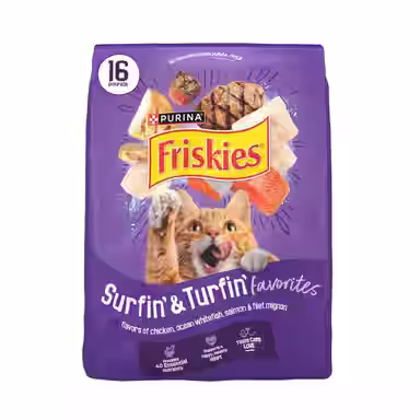 Friskies Surfin' & Turfin' Favorites Muscle & Immune Support Crunchy