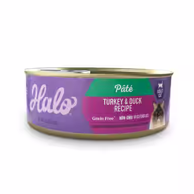 Halo Turkey & Duck Recipe Pate Grain-Free Indoor Cat