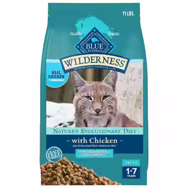 Blue Buffalo Wilderness Chicken High-Protein Grain-Free Indoor Hairball Control