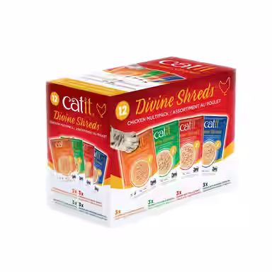 Catit Divine Shreds Chicken Multipack