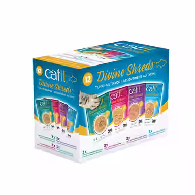 Catit Divine Shreds Tuna Multipack