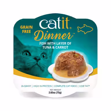 Catit Dinner Ocean Fish with Tuna & Carrot