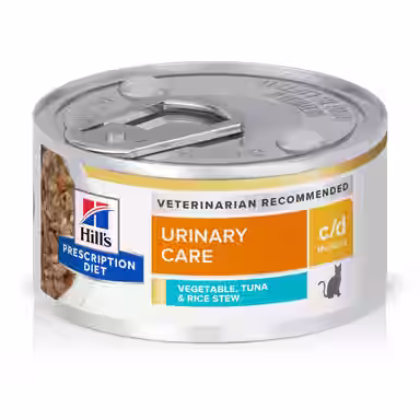 Hill's Prescription Diet c/d Multicare Urinary Care Vegetable, Tuna & Rice Stew