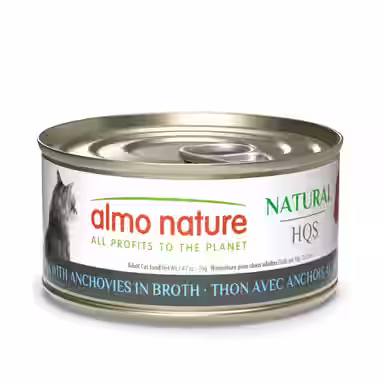 Almo Nature HQS Natural Tuna with Anchovies in Broth