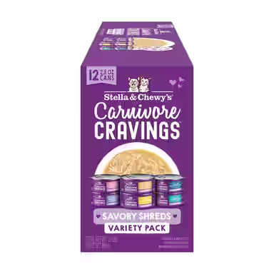 Stella & Chewy's Carnivore Cravings Savory Shreds Variety Pack