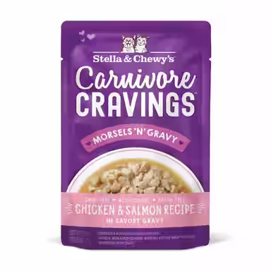 Stella & Chewy's Carnivore Cravings Morsels'N'Gravy Chicken & Salmon Recipe