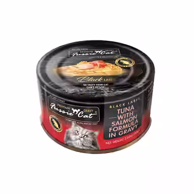 Fussie Cat Tuna with Salmon in Gravy