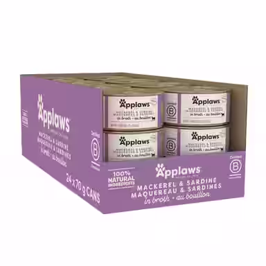 Applaws Limited Ingredient Mackerel & Sardine in Broth