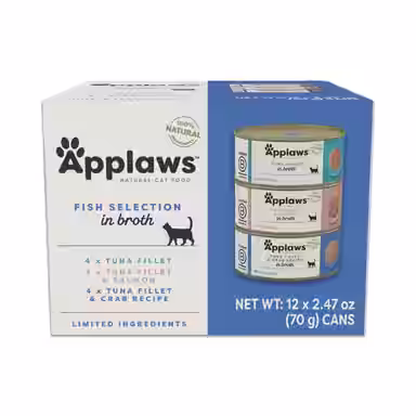 Applaws Fish Variety Pack in Broth Limited Ingredient