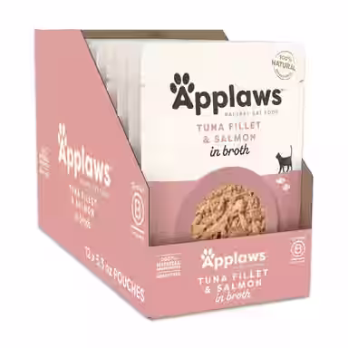 Applaws Tuna with Salmon in Broth Limited Ingredient