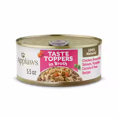 Applaws Taste Toppers Chicken Breast, Salmon & Vegetables in Broth
