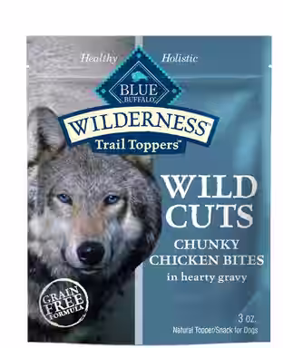 Blue Buffalo Wilderness Trail Toppers Wild Cuts Chunky Chicken Bites in Hearty Gravy