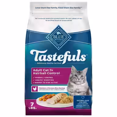 Blue Buffalo Tastefuls Hairball Control Natural Chicken & Brown Rice Recipe Adult 7+