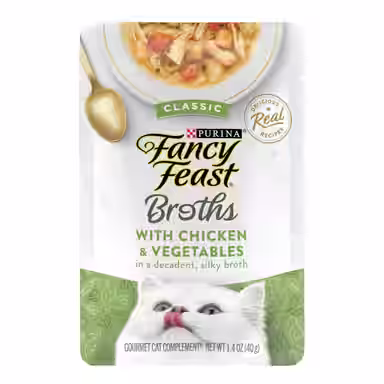 Fancy Feast Broths with Chicken & Vegetables