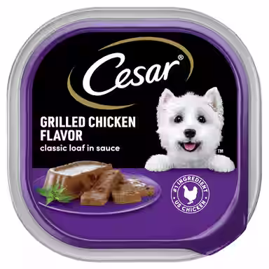 Cesar Classic Loaf in Sauce Grilled Chicken Flavor Grain-Free Small Breed