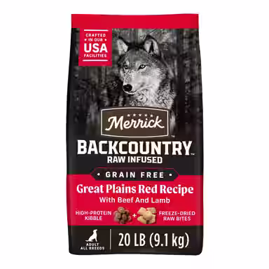 Merrick Backcountry Raw Infused Grain-Free Great Plains Red Recipe Freeze-Dried
