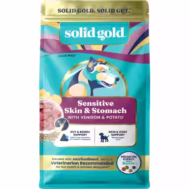 Solid Gold Sensitive Stomach Gut Health Wild Venison & Potato