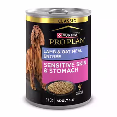 Purina Pro Plan Adult Sensitive Skin & Stomach Lamb & Oat Meal Entree​