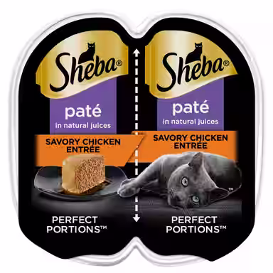 Sheba Perfect Portions Grain-Free Savory Chicken Entree Pate