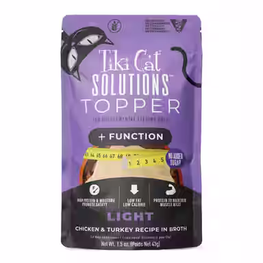 Tiki Cat Solutions Light Chicken & Turkey Recipe in Broth