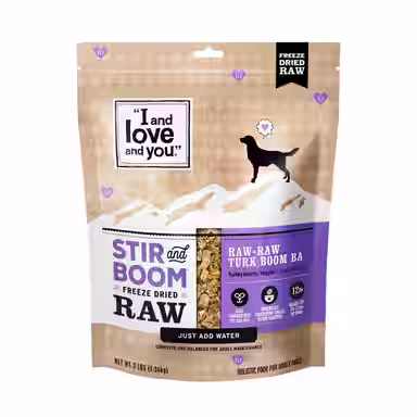 I and Love and You Stir and Boom Raw Raw Turk Boom Ba Dinner Grain-Free Dehydrated