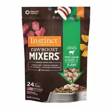 Instinct Raw Boost Mixers Lamb Recipe Grain-Free Freeze-Dried