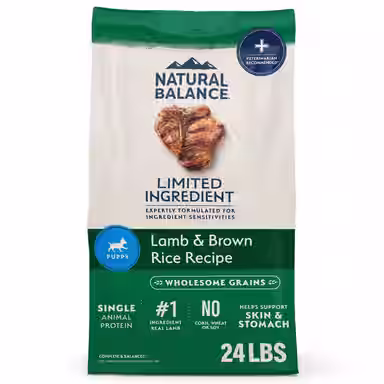Natural Balance Limited Ingredient Lamb & Brown Rice Puppy Recipe
