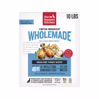 The Honest Kitchen Human Grade Wholemade Limited Ingredient Turkey Dehydrated