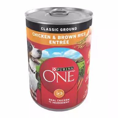 Purina ONE SmartBlend Adult Classic Ground Chicken & Brown Rice Entree