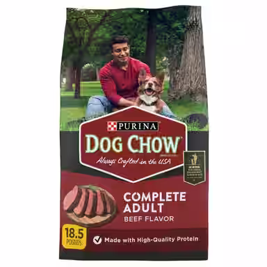 Dog Chow Kibble Beef Flavor Complete