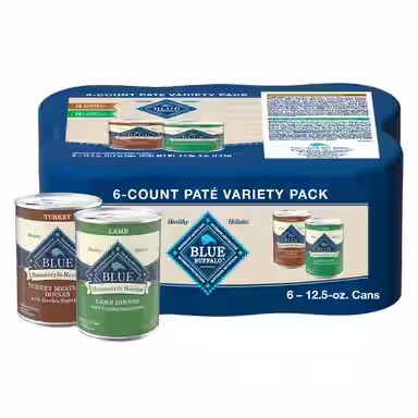 Blue Buffalo Homestyle Recipe Variety Pack Adult Lamb & Turkey