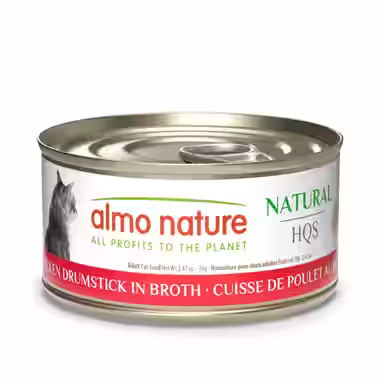 Almo Nature HQS Natural Chicken Drumstick in Broth