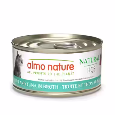 Almo Nature HQS Natural Trout & Tuna in Broth