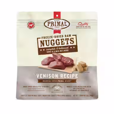Primal Venison Nuggets Grain-Free Raw Freeze-Dried