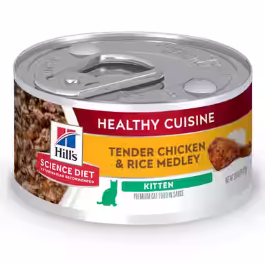 Hill's Science Diet Kitten Healthy Cuisine Tender Chicken & Rice Medley