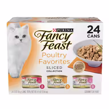 Fancy Feast Poultry Lovers Sliced Collection Gravy Variety Pack