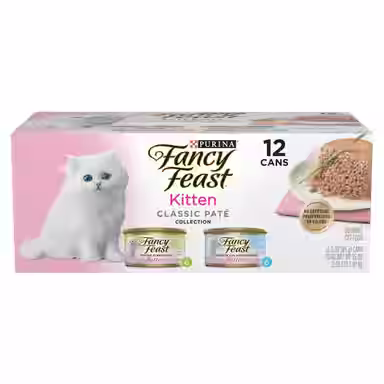 Fancy Feast Kitten Classic Pate Collection Turkey & Whitefish Variety Pack