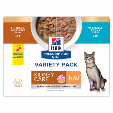 Hill's Prescription Diet k/d Kidney Care Stew Variety Pack