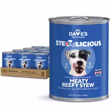 Dave's Pet Food Stewlicious Meaty Beefy Stew,