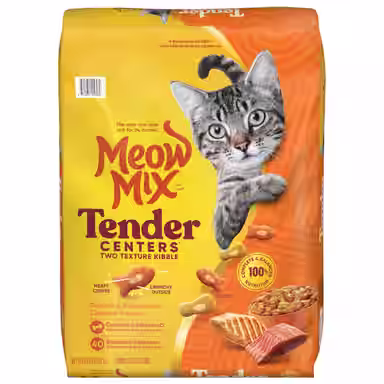 Meow Mix Tender Centers Salmon & White Meat Chicken Flavored